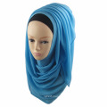 Espessura da moda mulheres cachecol muçulmano atacado bolha chiffon xale cachecol hijab